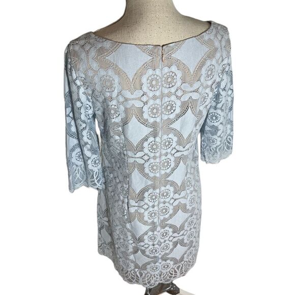 Eliza J Light Blue Lace Dress NWT - Picture 3 of 9